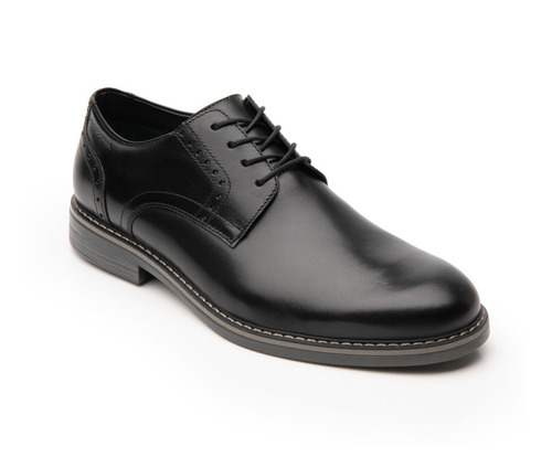 Zapato Derby Flexi Para Hombre Estilo 404601 Negro