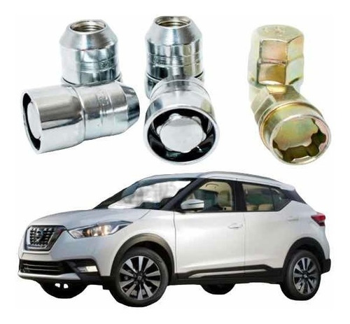 Tuercas De Seguridad Rines Nissan Kicks 2016 2017 2018/2021