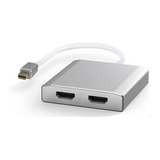 Wjesog Adaptador De Mini Displayport A Doble Hdmi De 1 X 2,