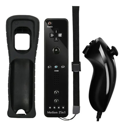 Função Motion Plus, Nunchuck Capa Silicone, Para Wii Remote