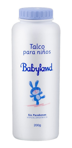 Talco Hipoalergénico Para Niños 200 Gr Babyland (6 Unid)