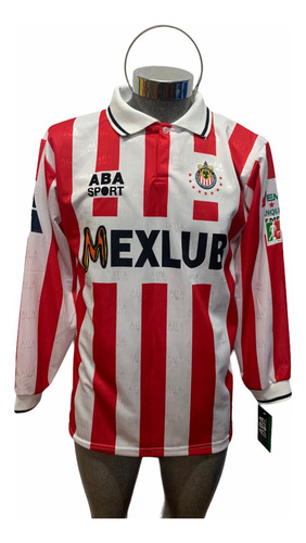 Jersey Original Aba Sport Chivas Rayadas Local Larga 1997