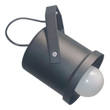 Spot Cabezal Tacho Negro Blanco Para Lampara Led Rosca E27