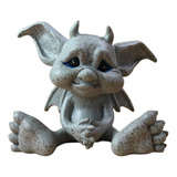 Baby Goblin Garden Statue Planta Maceta Cama De Flores