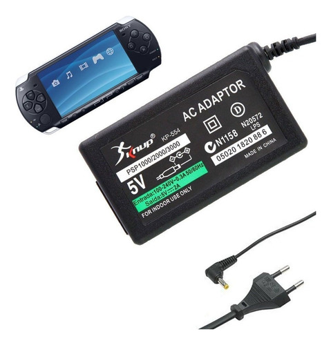 Fonte Carregador Para Sony Psp 1000 2000 3000 110v~220v Voltagem De Entrada 110v/220v (bivolt)