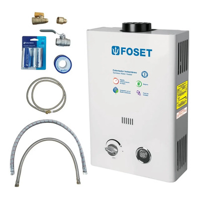 Calentador D Paso Instantaneo Boiler 6 Lt. Gas Natural C\u002Fkit | Envío gratis