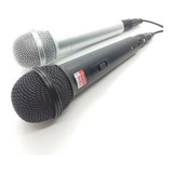 Microfone P/karaoke Profissional Blister C/2 Unidades Le-901