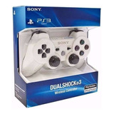 Control Joystick Mando Para Ps3 Bluetooth Dualshock 3 Blanco