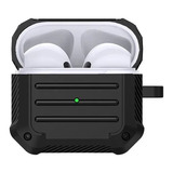 Funda Para AirPods 3 Apple Case Protector Fibra De Carbono