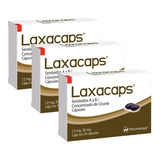 Laxante Laxacaps Senósidos A Y B 30 Cápsulas 3 Pack