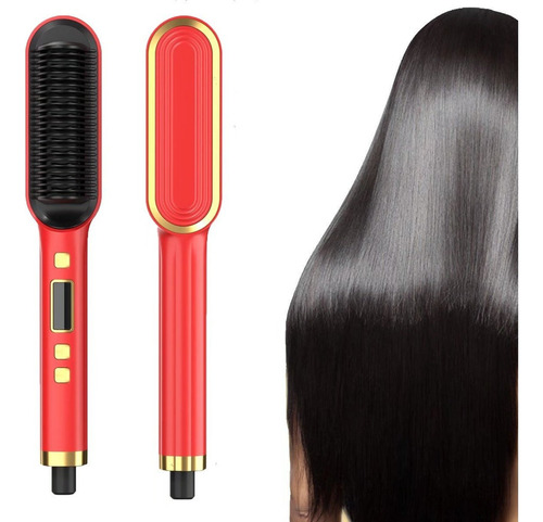 Cabello Liso Pinza Cepillo Para Planchar Alaciar 2 Es 1