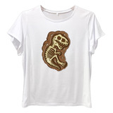 Blusa Playera Dinosaurio Fosil Kawaii Mujer Tallas Extras