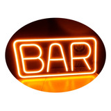 Cartel Neón Led Bar - Deco - Luminoso 