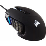 Mouse Gamer Corsair Scimitar Rgb Elite Black