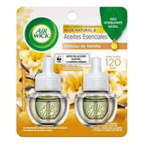 Air Wick 2 Repuestos De Aromatizante Vainilla 20ml C/u