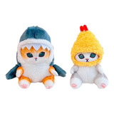 Gatito Michi De Peluche Kawaii, Diseño Baby Shart, 12cm, 2pz