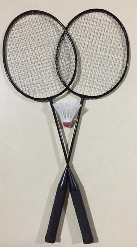 Set Badminton 2 Raquetas 1 Pluma De Jretro