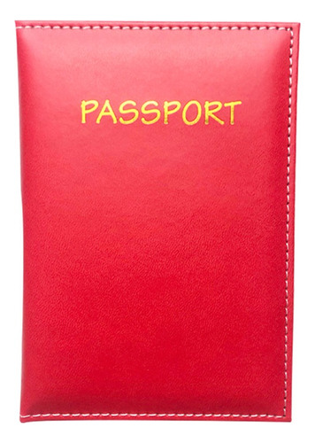 Funda Pasaporte Con Bloqueo Rfid Cuero Pu