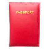 Funda Pasaporte Con Bloqueo Rfid Cuero Pu