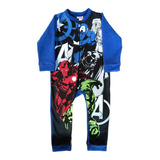 Pijama Niño Avengers Micropolar Enterito Original Marvel 