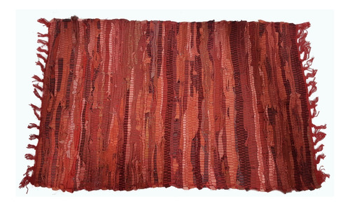 Alfombra Costado Cama Rust Multicolor 50x80- Sheshu Home Diseño De La Tela Rustico Multicolor 6