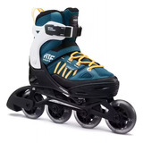 Patines En Línea Fitness Infantil Azul Ajustable