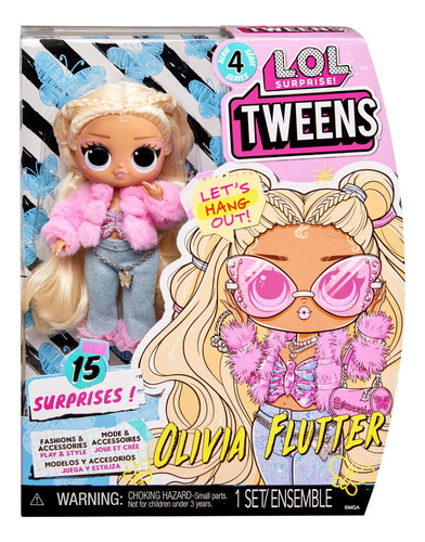 Lol Surprise! Tweens Serie 4 Olivia Flutter Con 15 Sorpresas