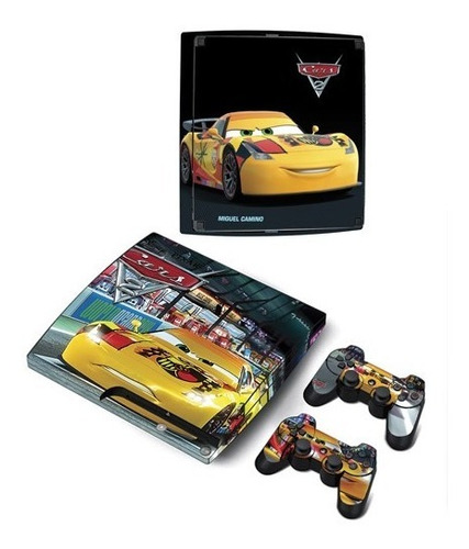 Skin Personalizado Para Ps3 Slim Película Cars