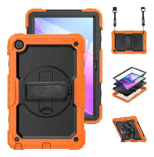 Funda De Ordenador Naranja Para Lenovo Tab M10 Plus 10.6 3rd