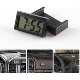 Mini Reloj De Coche Digital Autoadhesivo Con Soporte Lcd