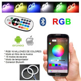 Par Ojo De Ángel Rgb App 6 Cm Led Super Brillante Drl Eyes