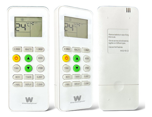 Control Westinghouse Ac Minisplit Kkg21b-c3 + Funda Y Pila