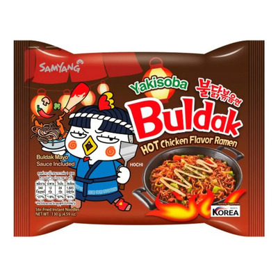 Sopa Instantanea Ramen Coreano Buldak Sabor Yakisoba Picante 130 G | MercadoLibre