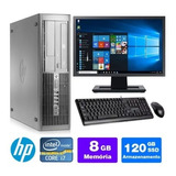 Desktop Barato Hp Compaq Intel I7 2g 8gb Ssd 120gb + 19 