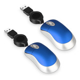 Mouse Eeekit Mini/plateado Azul 2 Und