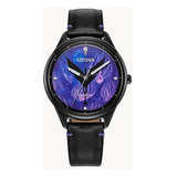 Citizen Avatar Woman Blue Dial Fe7105-09w ......... Dcmstore Color De La Correa Negro Color Del Bisel Negro Color Del Fondo Azul