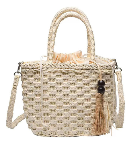 Bolso De Playa Tejido, Bolso De Paja, Bolso De Playa, Bolso 