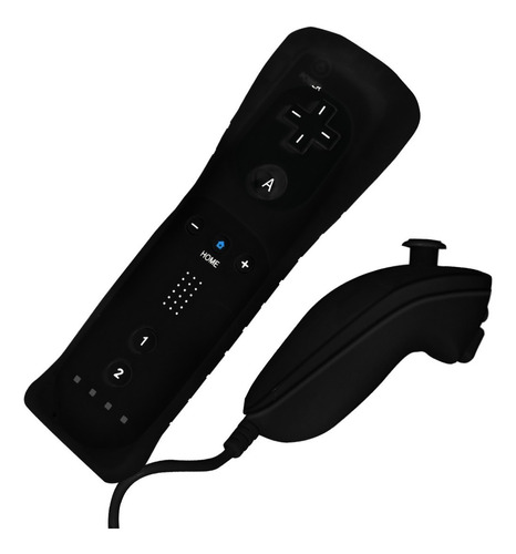 Control Para Wii Con Funda Joystick Nunchuk Remoto Genérico