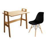 Escritorio Nórdico Moderno Ideal Home Office + Silla Eames 