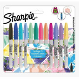 Marcadores Sharpie Tropical X 12 Colores + 5 Tarjetas