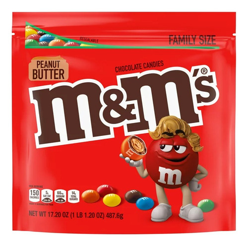 M&m's Peanut Butter Chocolates Americanos 487g