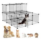 Multifuncional Metal Corral Mascotas Desmontable Y Plegable