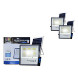 Reflector Solar 200w/2000w Led Control Remoto Ip66 2 Piezas