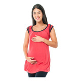 Blusa Maternidad Tirantes Detalle En Hombro - 7317