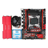 Kit Gamer Placa Mãe X99m Red Xeon E5 2690 V3 32gb + Gt610 2g