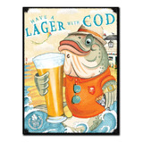 #307 - Cuadro Vintage 30 X 40 - Beer - Cerveza - No Chapa