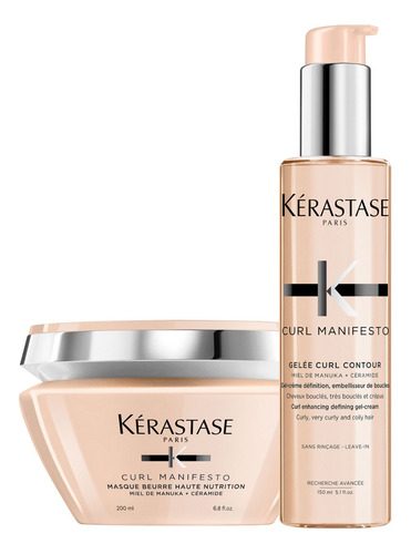 Kit Kerastase Curl Manifesto Gelee 150ml + Mascarilla 200 Ml