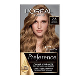 Tinte Preference Loreal Condesa Rubio Dorado Tono 7.3