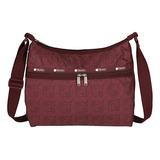 Lesportsac Le Logo De Luxe Claret Large Hobo Crossbody Bag, 