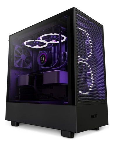 Gabinete Nzxt H5 Flow Con Ventana, Midi-tower Usb 3.2